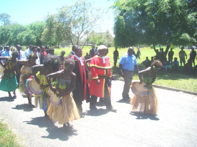 Arawa: Ceremony for Judge John Kawi Arawa: Ceremony for Judge John Kawi